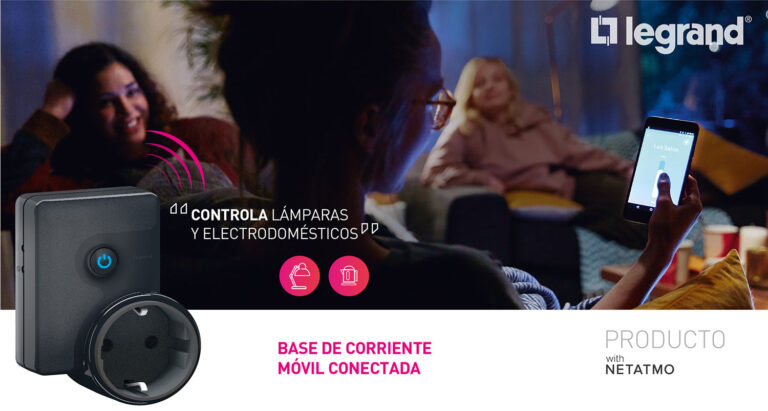 Noticias 26 01 Legrand Base de corriente movil conectada with Netatmo