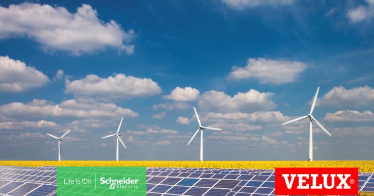 El Grupo VELUX y Schneider Electric amplian su colaboracion para acelerar su compromiso hacia la neutralidad de carbono