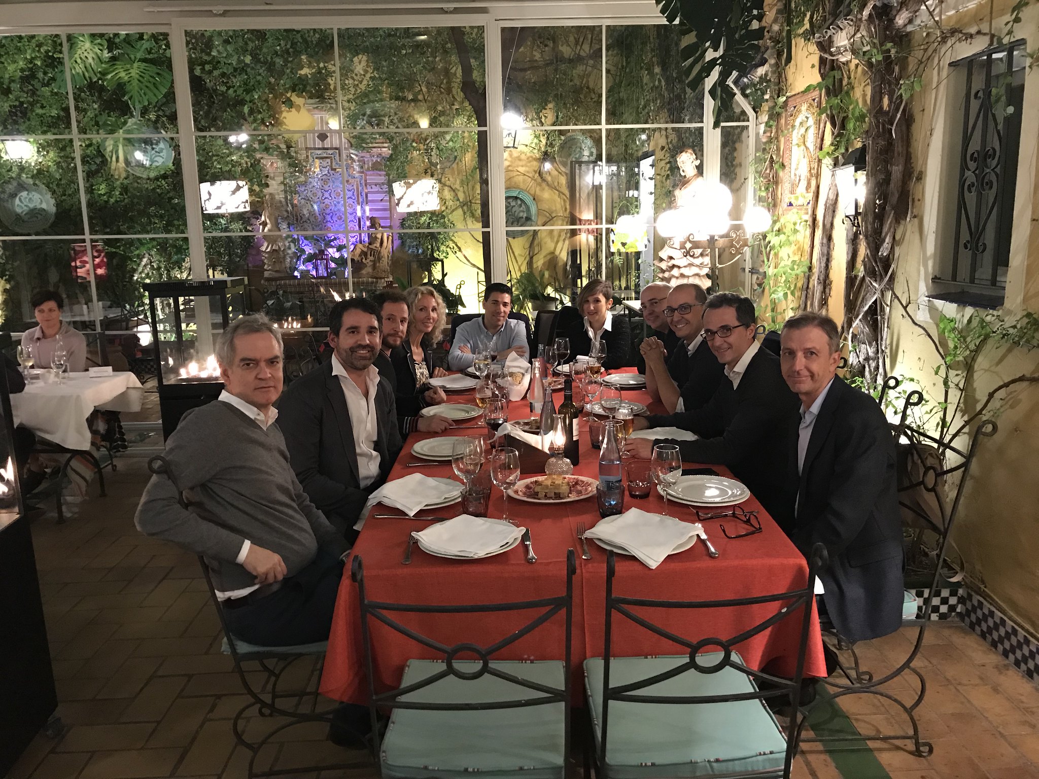 Cena con arquitectos Sevilla 2017